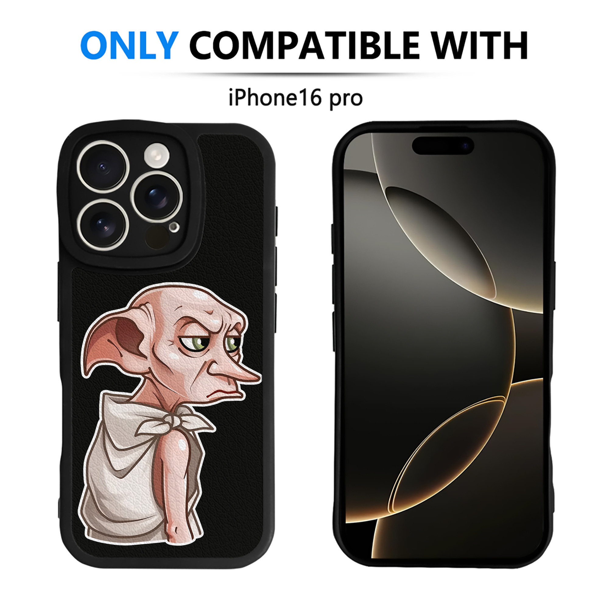 （画像用） Harry Potter ハリー・ポッターシリーズ 【iPhone 16シリーズ対応】シリコンスマホケース（レザー調） 材質：シリコン